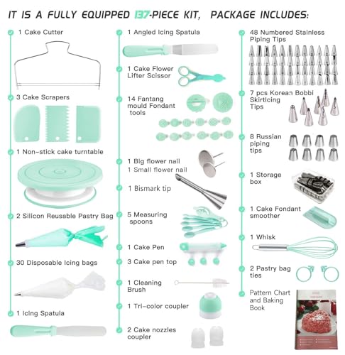 138 Cake Decorating Kit (137 Count)