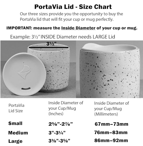 Reusable Silicone Lid for Coffee Cups and Mugs