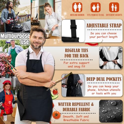 Chefs Aprons Cooking Baking Grilling for Home and Restaurant