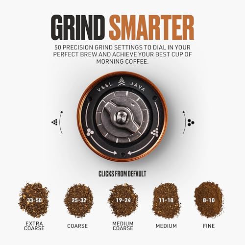 VSSL Java G45】Premium Manual Coffee Grinder
