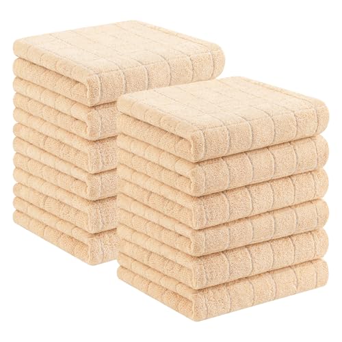 100% Cotton Terry Kitchen Towels (12 Count)