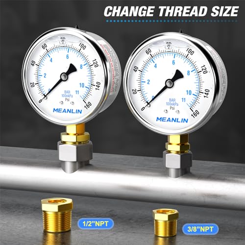 0~160Psi Stainless Steel 1