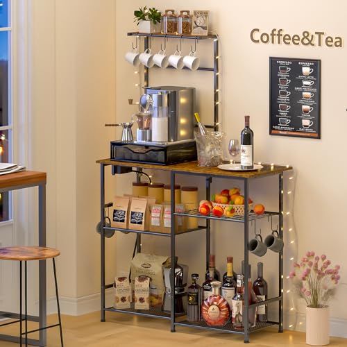 Bakers Rack with Power Outlet