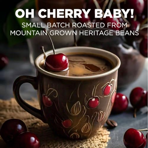 Cherry Flavored Medium Roast Coffee Pods (50 Count)