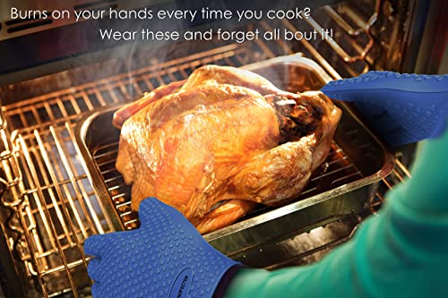 Silicone Smoker BBQ Gloves (2 Count)