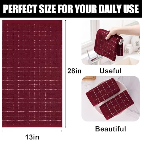 100% Cotton Terry Kitchen Towels (4 Count)