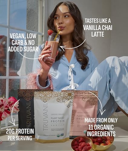 Organic Plant Based Protein Powder (20 Ounce)