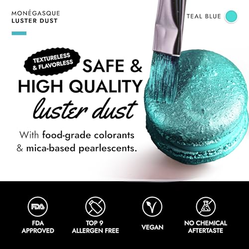 Teal Blue Edible Glitter for Drinks & Cakes