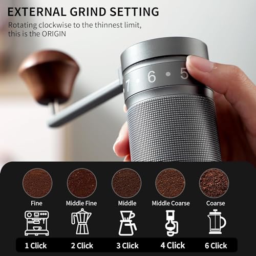 Manual Coffee Grinder Manual Foldable Handle