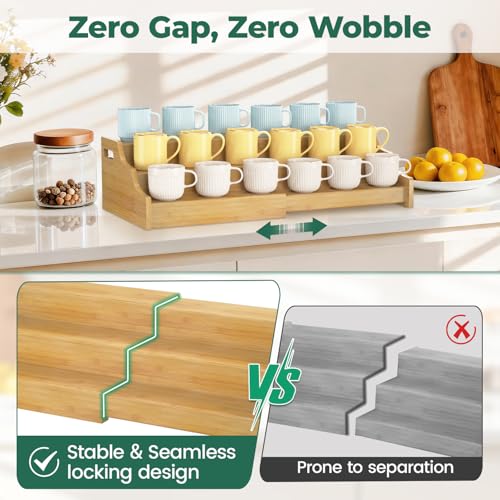 Coffee Mug Cup Holder Rack for Cabinets Countertop