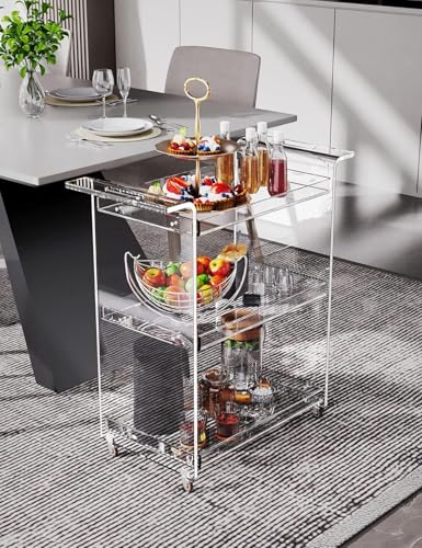 Acrylic Bar Cart