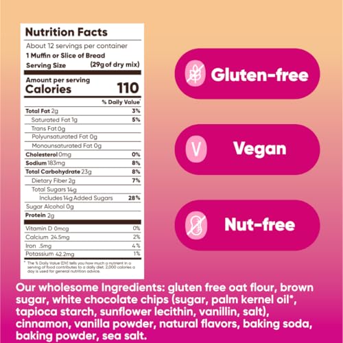 Cinnamon Roll Banana Bread & Muffin Mix (37.2 Ounce)