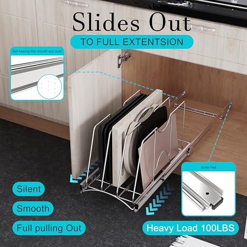 Pull Out Cookie Sheet Organizer