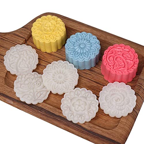 Cookie Stamp Mooncake Mold Set (5 Count)