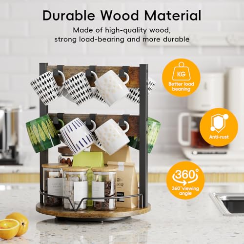 Wood Coffee Mug Holder
