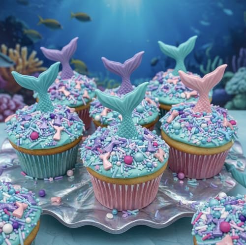 Sprinkles Edible Cake and Cupcake Sprinkles with Assorted Shapes and Sizes for Parties (4 Ounce)