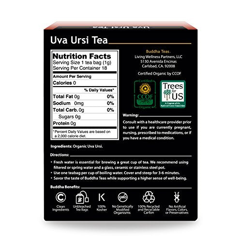 Organic Uva Ursi Tea (18 Count)