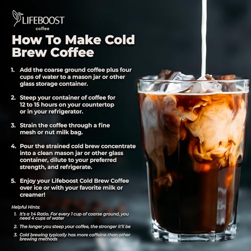 Dark Cold Brew Coffee (12 Ounce)