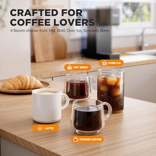 Single Serve Coffee Maker with Built