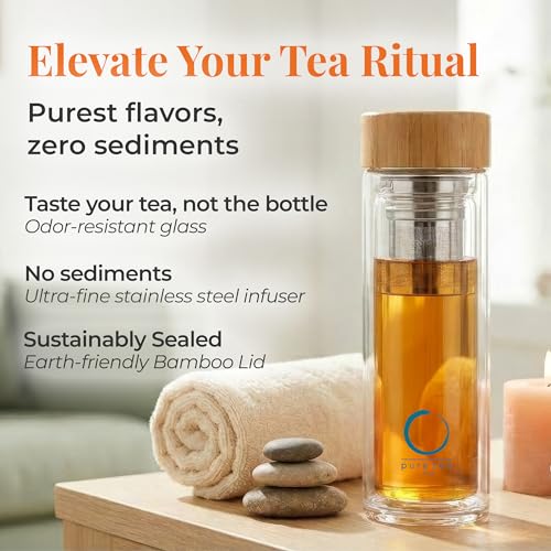 Glass Tea Infuser Bottle