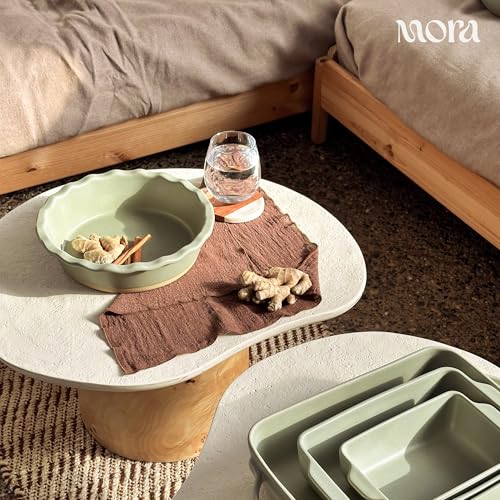 Mora Ceramic Pie Pan for Baking (30 Count)