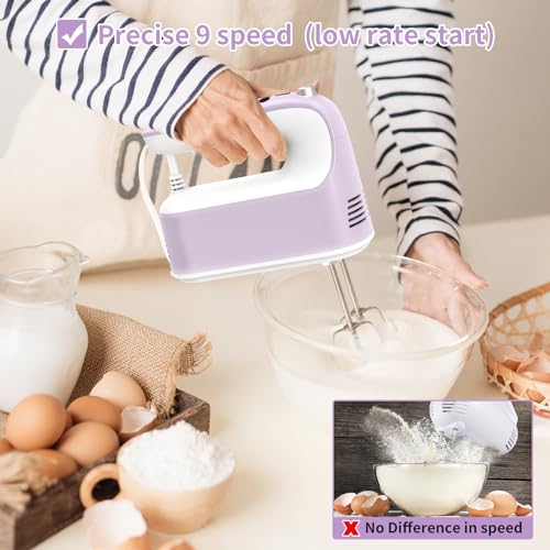 9 Speed Digital Hand Mixer Electric