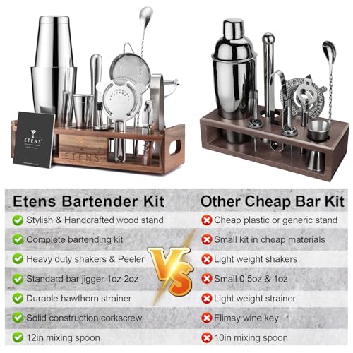 Premium 15 Piece Mixology Bartender Kit (15 Count)