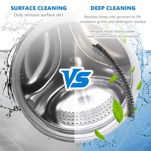 Dryer Lint Brush Vent Cleaner Tool 47.2 Inch Extra Long Flexible for Lint Trap Cleaning Tool Home Dryer Maintenance for DIY Users (2 Count)