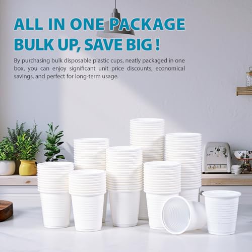 2000 Pack 3 oz Plastic Bathroom Cup (2000 Count)