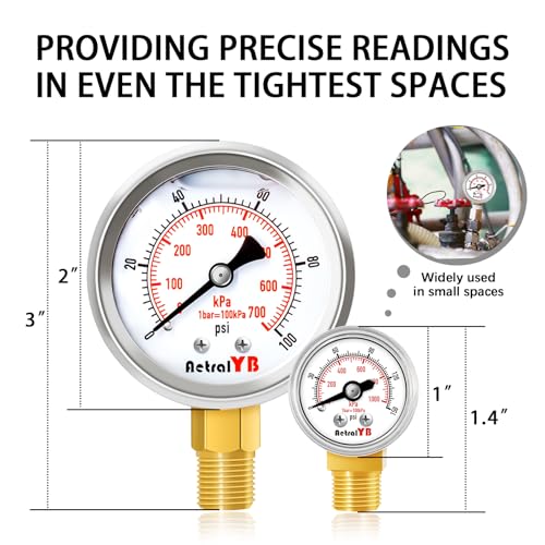 1 Inch Mini Pressure Gauge
