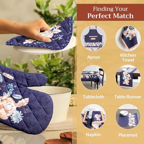 100% Cotton Oven Mitt & Pot Holder Set (2 Count)