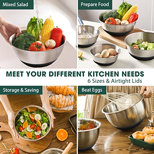 Mixing Bowls with Airtight Lids