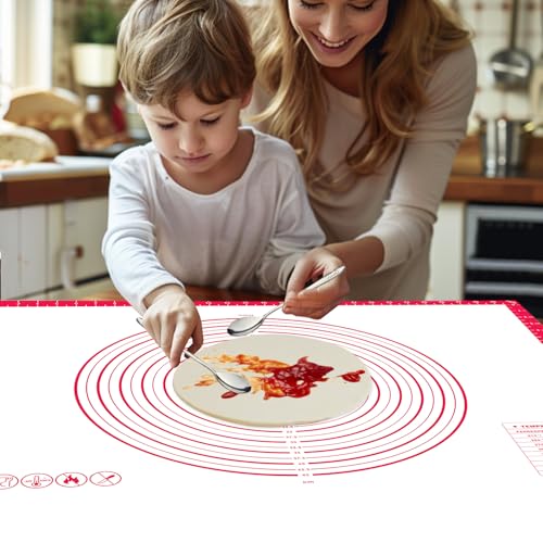 Pastry Dough Mat Silicone Baking Mats for Rolling Out Dough