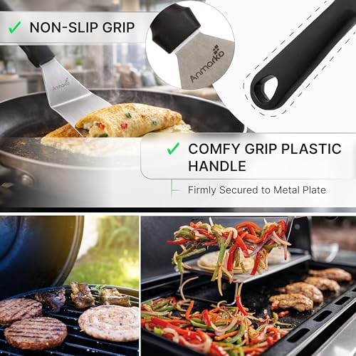Stainless Steel Spatula with Plastic Handle