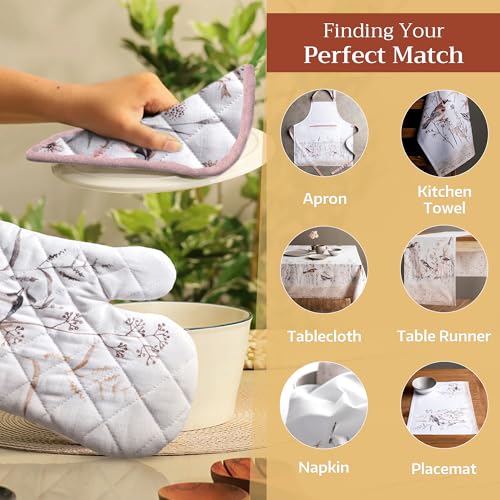 Maison d'Hermine Oven Gloves 100% Cotton Oven Mitt
