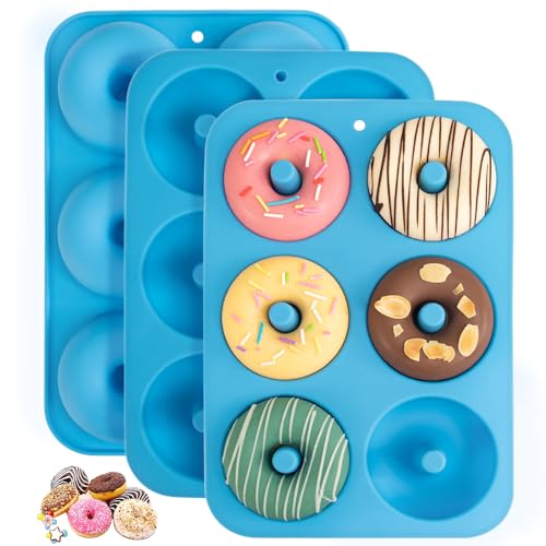 Silicone Donut Pan Set of 3 (3.5 Count)