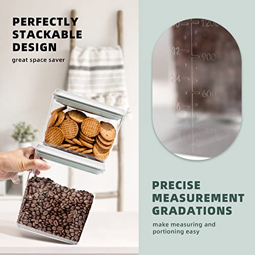 Pop Top Airtight Food Storage Containers