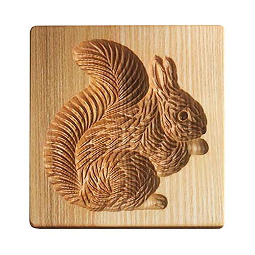 Wooden Cookie Biscuit Mold