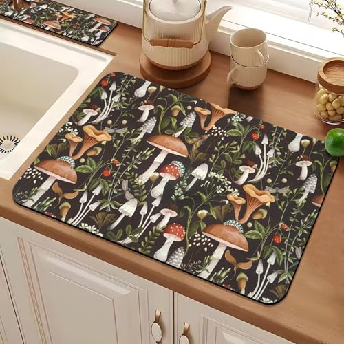 19.5" x 12" Dish Drying Mat & 24" x 5.5" Sink Splash Guard