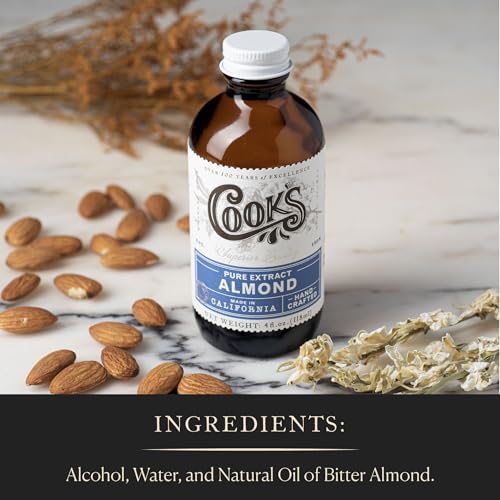 Pure Almond Extract for Baking & Cooking (8 Fl Oz)