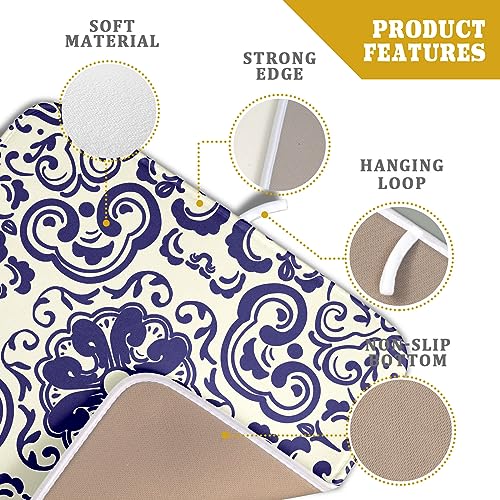 Boho Ethnic Design Dish Drying Mat for Kitchen Counter