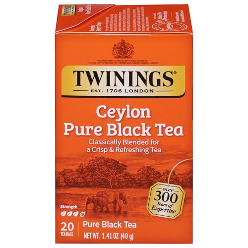 Ceylon Pure Black Tea (20 Count)