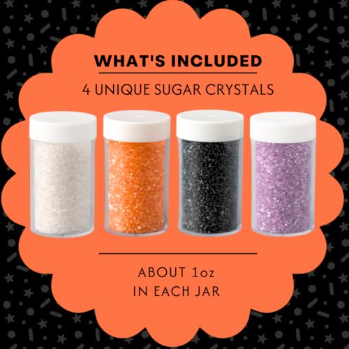 Halloween Sanding Sugar 4 Pack