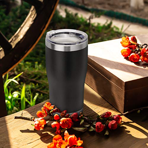 20oz Tumbler with Lid Stainless Steel Tumblers Bulk (8 Count)