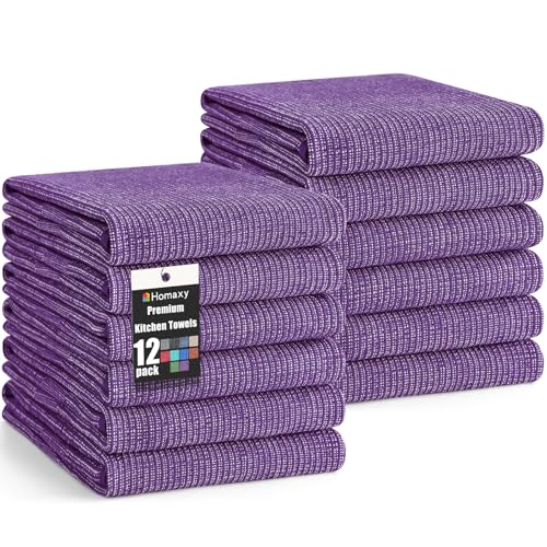380 GSM Cotton Premium Kitchen Towels 12 Pack (12 Count)