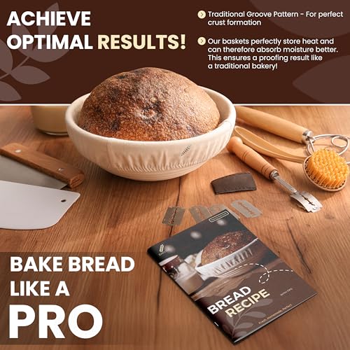 9" Sourdough Bread Proofing Basket Kit