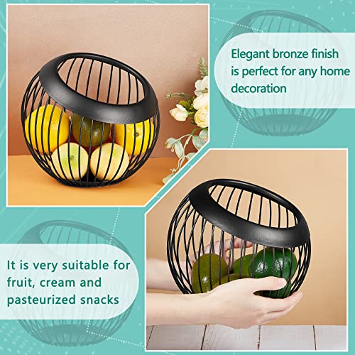 2 Pieces Coffee Pods Holder K Pods Holder Large Capacity Coffee Pod Baskets Stainless Steel Cup Organizer Sturdy for Espresso Capsule Pot Storage Metal Wire Fruit Bowl Snack Storage (2 Count)