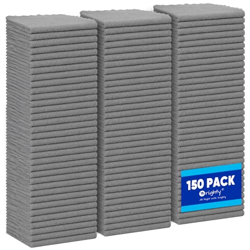 Microfiber Cleaning Cloth Bulk (150 Count)