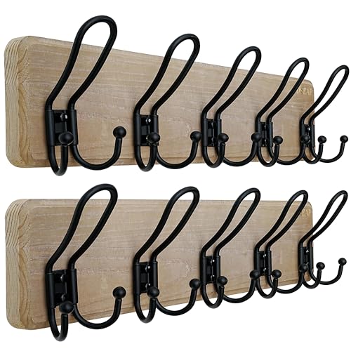 Coat Rack Wall Mounted (2 Count)