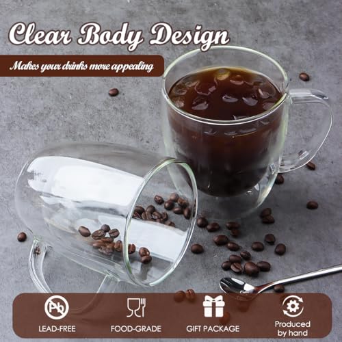 Double Walled Glass Coffee Mugs
